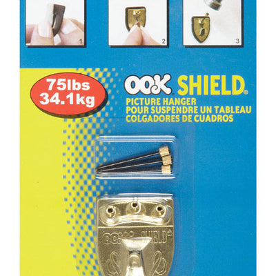 HILLMAN OOK Shield Picture Hanger 75 lb