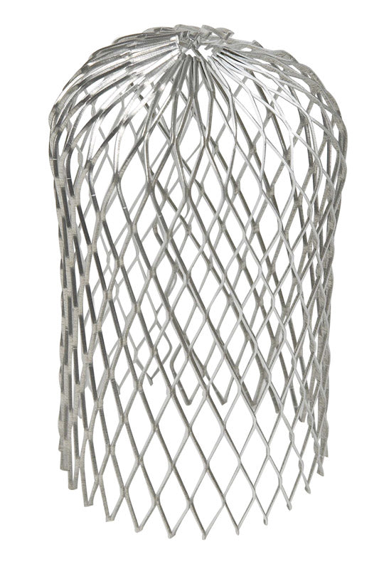 Amerimax 2.8 in. W X 3 in. L Gray Aluminum Gutter Strainer