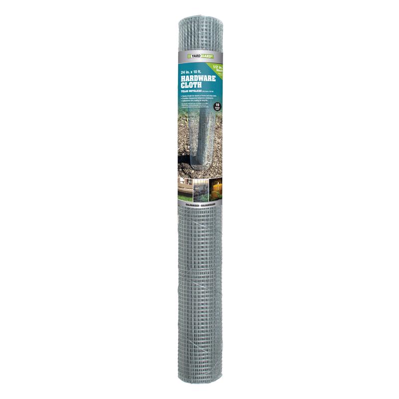 Garden Craft 24 in. H X 10 ft. L Galvanized Steel Hardware Cloth 1/2 in.