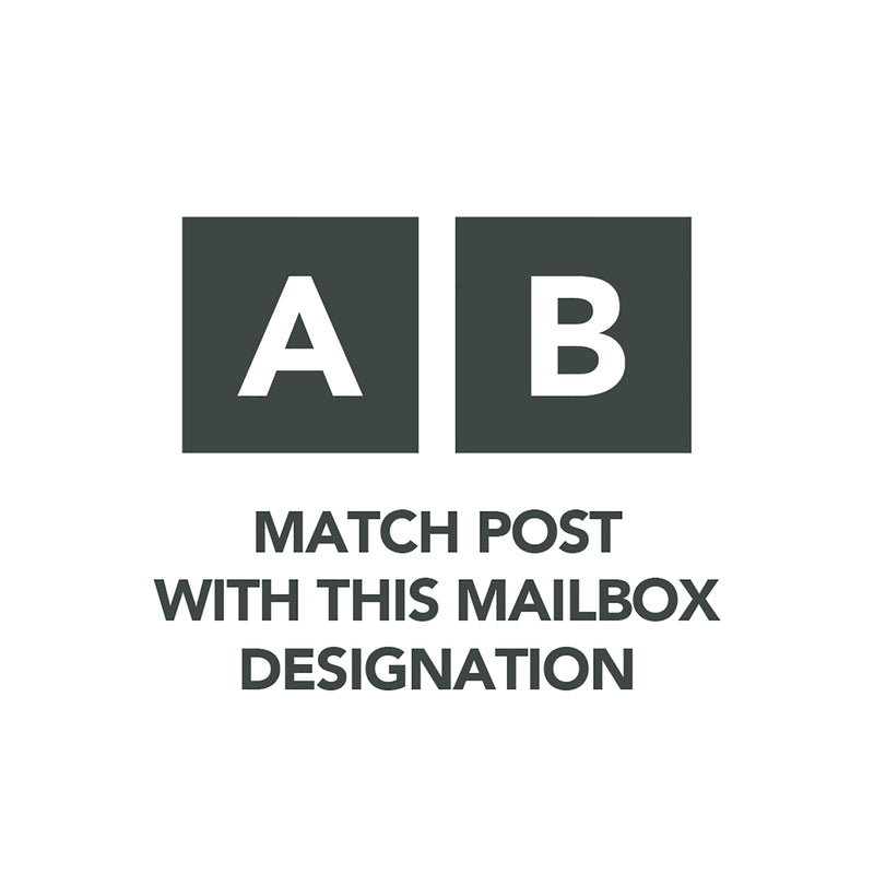 Architectural Mailboxes 59.9 in. Powder Coated Black Steel Mailbox Post