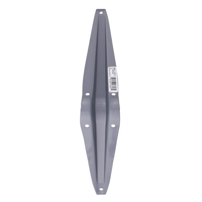 Hampton Gray Steel Shelf Support 18 Ga. 6 in. L 100 lb