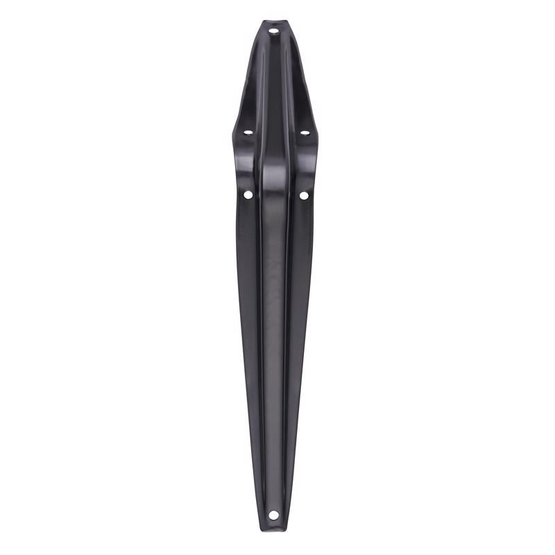 Hampton Black Steel Shelf Support 18 Ga. 6 in. L 100 lb
