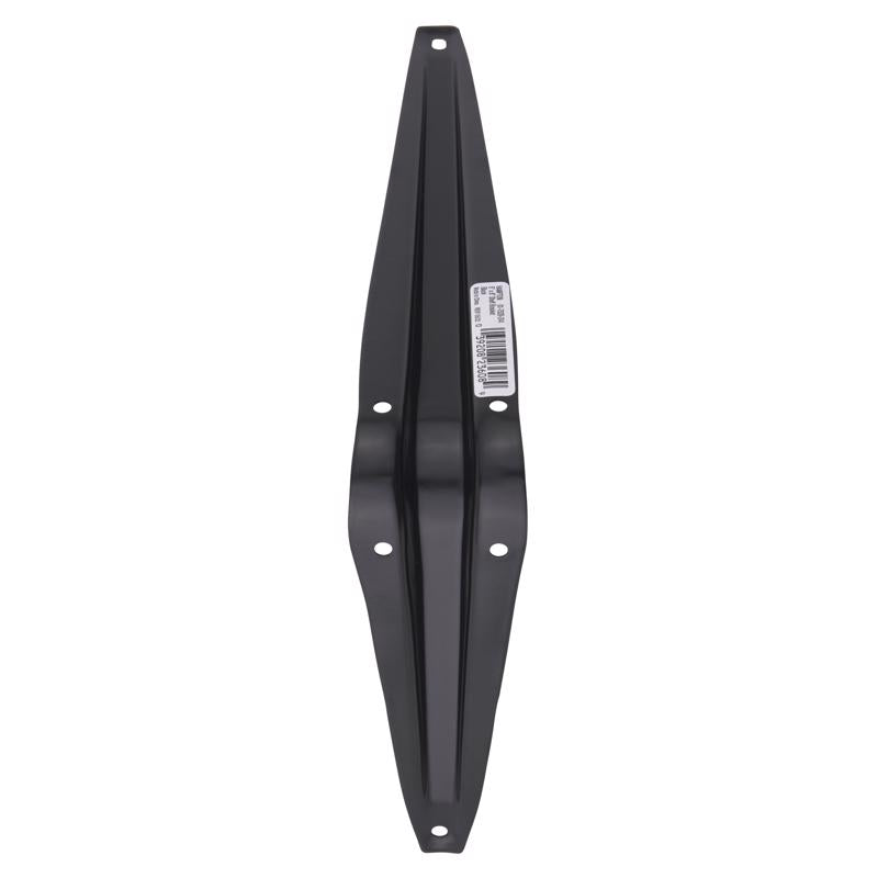 Hampton Black Steel Shelf Support 18 Ga. 6 in. L 100 lb