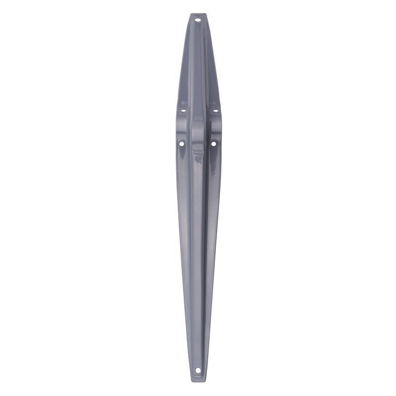 Hampton Gray Steel Shelf Support 18 Ga. 8 in. L 100 lb