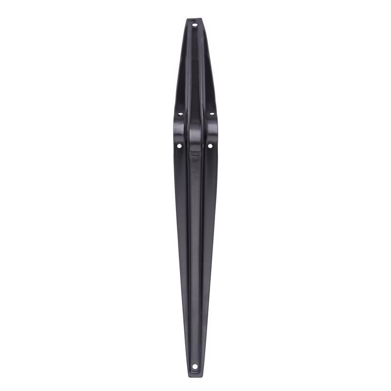 Hampton Black Steel Shelf Support 18 Ga. 8X10 in. L 100 lb