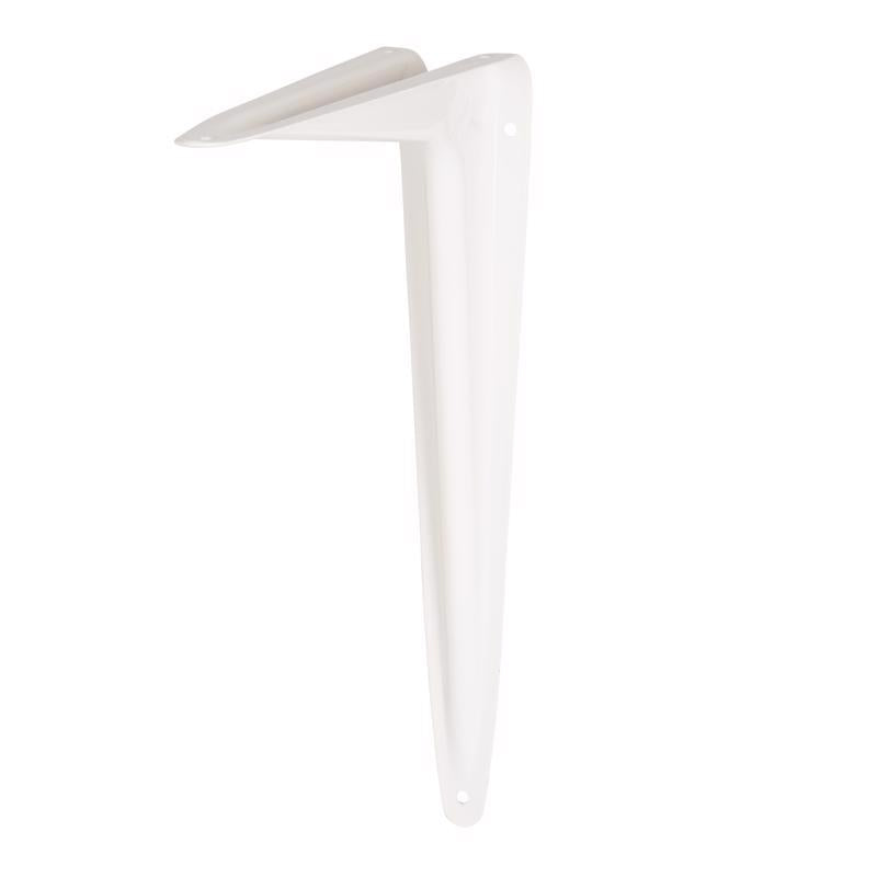 Hampton White Steel Shelf Support 18 Ga. 10 in. L 100 lb
