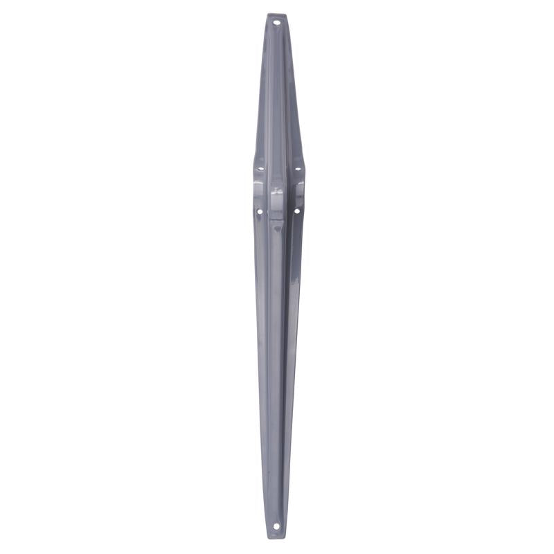 Hampton Gray Steel Shelf Support 18 Ga. 10 in. L 100 lb