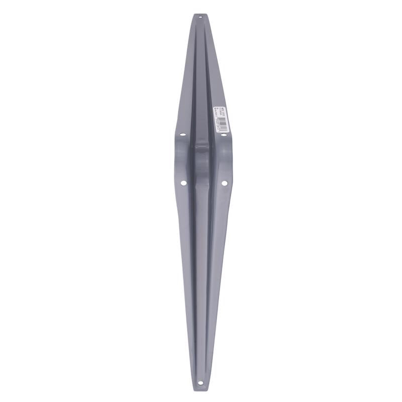 Hampton Gray Steel Shelf Support 18 Ga. 10 in. L 100 lb