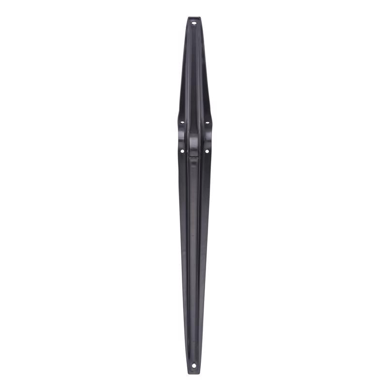 Hampton Black Steel Shelf Support 18 Ga. 10 in. L 100 lb