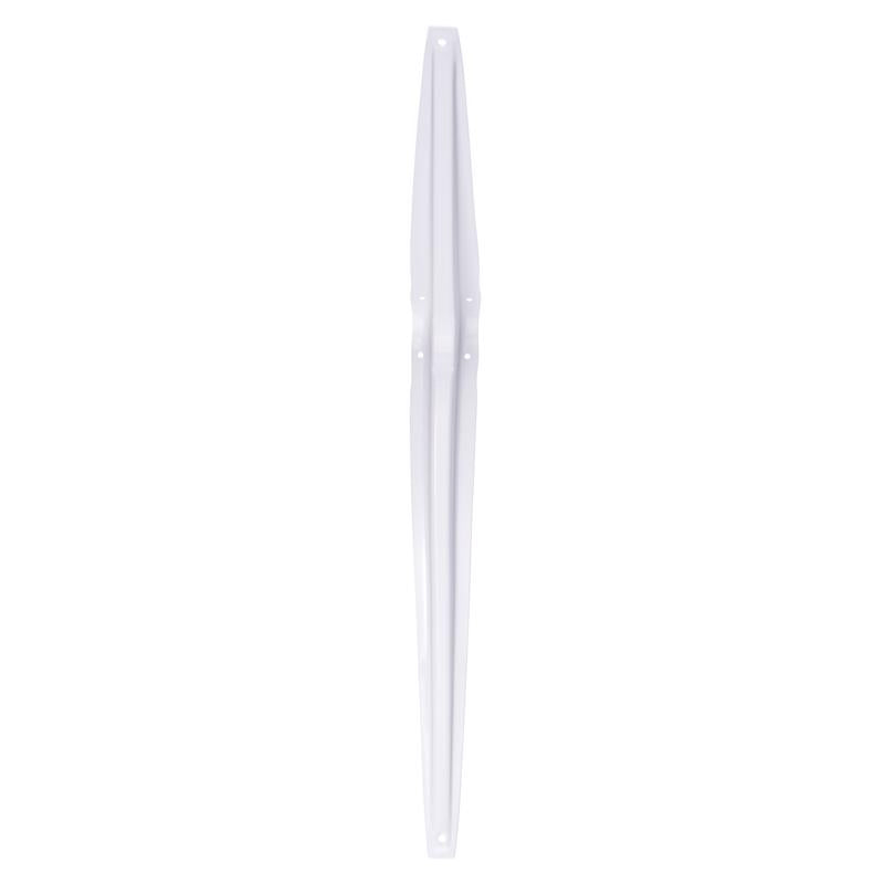 Hampton White Steel Shelf Support 18 Ga. 12 in. L 100 lb