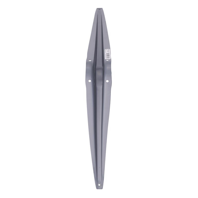 Hampton Gray Steel Shelf Support 18 Ga. 12 in. L 100 lb