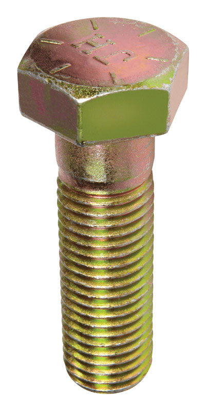 HILLMAN 7/8-9 in. D X 3 in. L Heat Treated Steel Hex Head Cap Screw