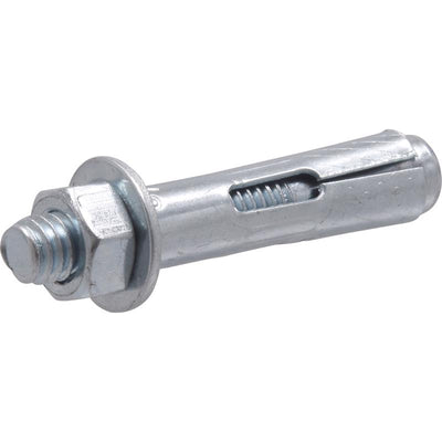 HILLMAN 3/8 in. D X 1-7/8 in. L Steel Hex Head Sleeve Anchors 25 pc