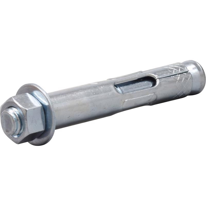 HILLMAN 1/2 in. D X 3 in. L Steel Hex Head Sleeve Anchors 12 pc