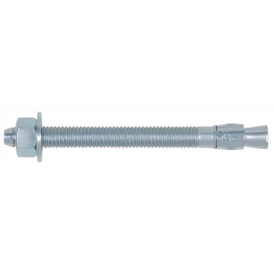 HILLMAN 5/8 in. D X 5 in. L Steel Round Head Wedge Anchor 10 pc