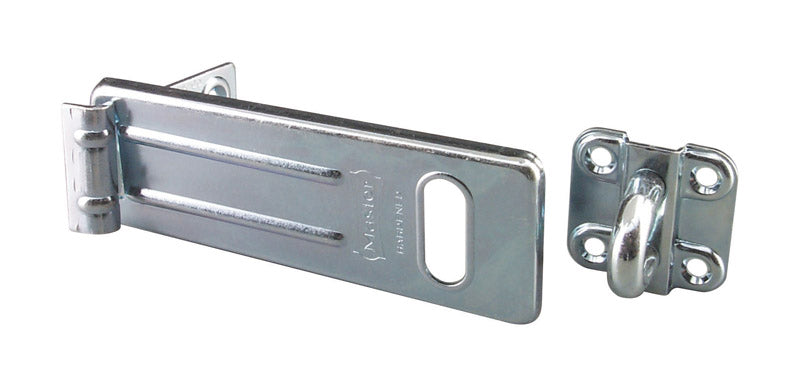 Master Lock Zinc-Plated Hardened Steel 6 in. L Hinge Hasp