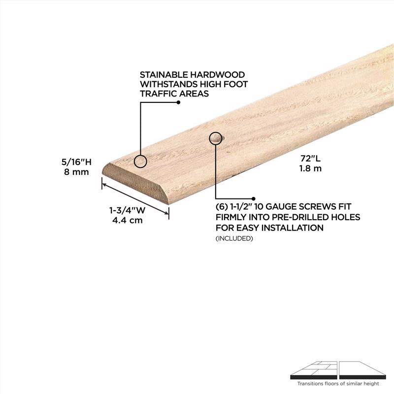 M-D Building Products 1.75 in. W X 72 in. L Unfinished Natural Hardwood Seam Binder