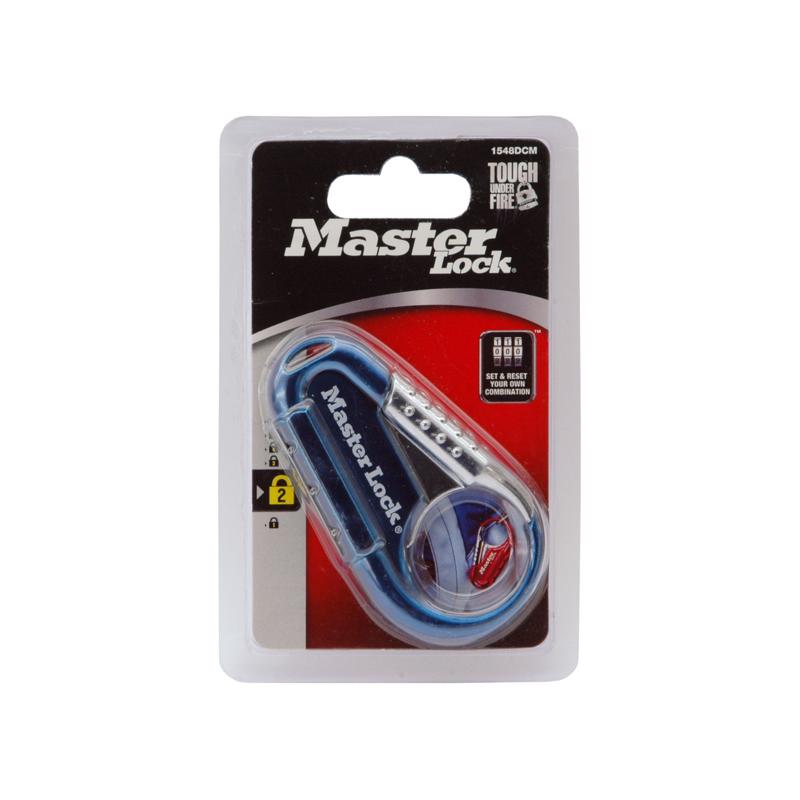 Master Lock 3 5/16 in. W Metal 3-Dial Combination Combination Padlock