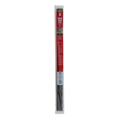 M-D Building Products Brown Vinyl U-Shaped Bottom For Doors 36 in. L X 1.13 in.