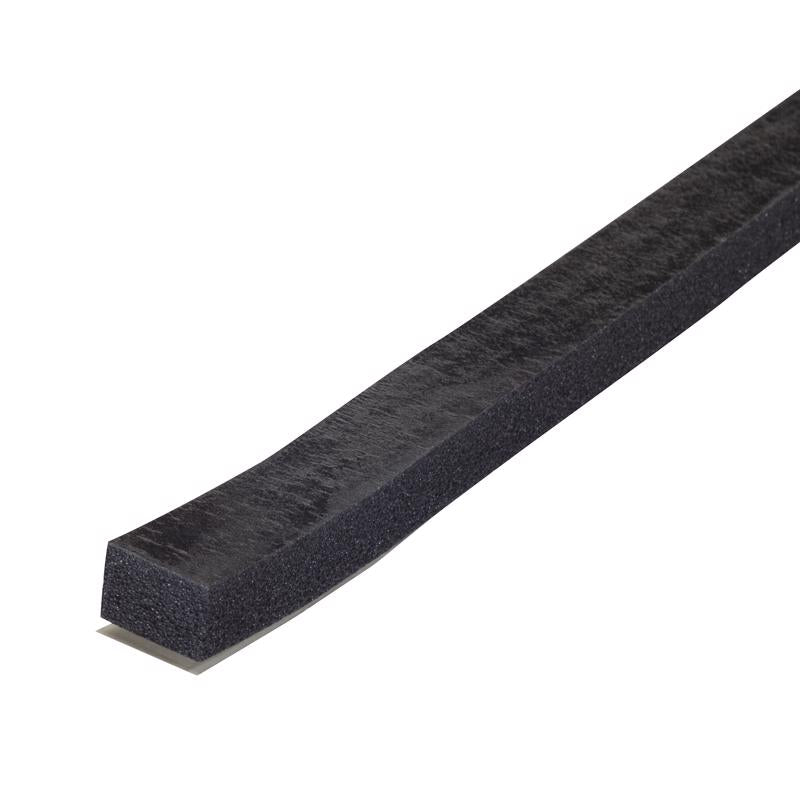 M-D Building Products Black Rubber Weather Stripping Tape For Doors and Windows 10 ft. L X 0.38 in.