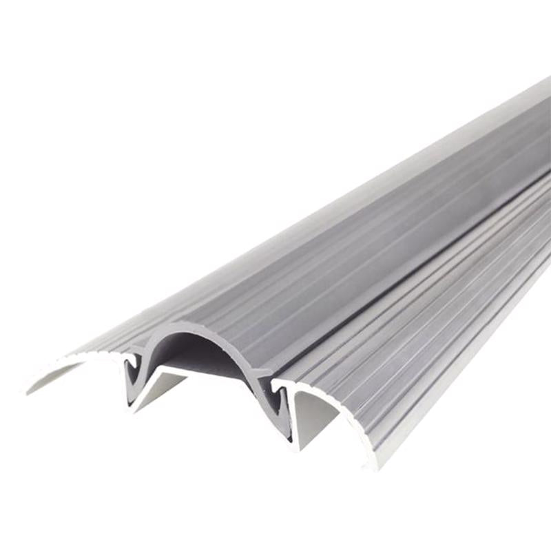M-D Building Products 0.75 in. H X 3 in. W X 36 in. L Aluminum/Vinyl Low Threshold Silver