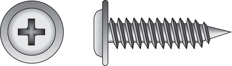 HILLMAN No. 8 Ga. X 1 in. L Phillips Truss Head Self-Piercing Screws