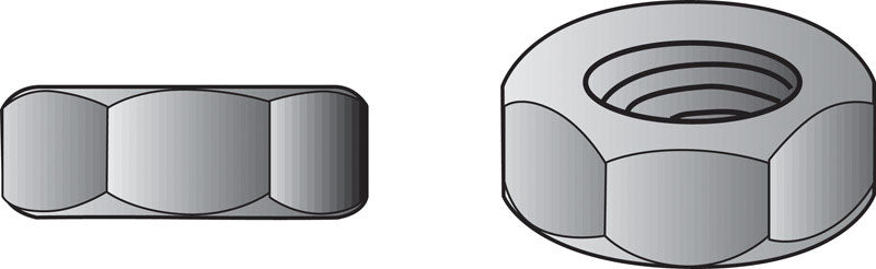 HILLMAN 5/16 in. Zinc-Plated Steel USS Hex Nut