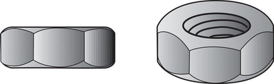 HILLMAN 5/16 in. Zinc-Plated Steel USS Hex Nut