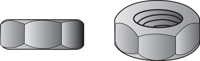 HILLMAN 5/16 in. Zinc-Plated Steel SAE Hex Nut