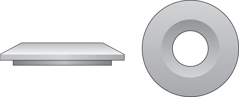 HILLMAN Zinc-Plated Steel 1/4 in. Bonded Neoprene Washer