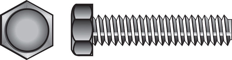 HILLMAN 1/4 in. D X 3-1/2 in. L Zinc Plated Steel Hex Tap Bolt