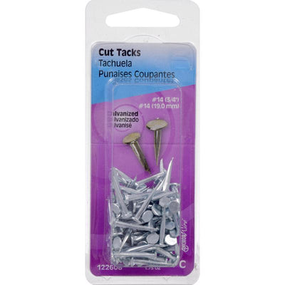 HILLMAN No. 14 X 3/4 in. L Galvanized Silver Steel Cut Tacks