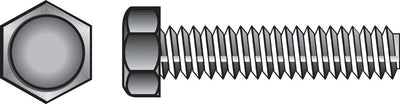 HILLMAN 5/16 in. D X 4 in. L Zinc Plated Steel Hex Tap Bolt 50 pk