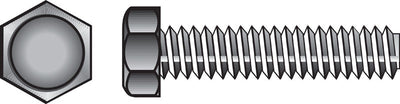 HILLMAN 1/2 in. D X 6 in. L Zinc Plated Steel Hex Tap Bolt 25 pk