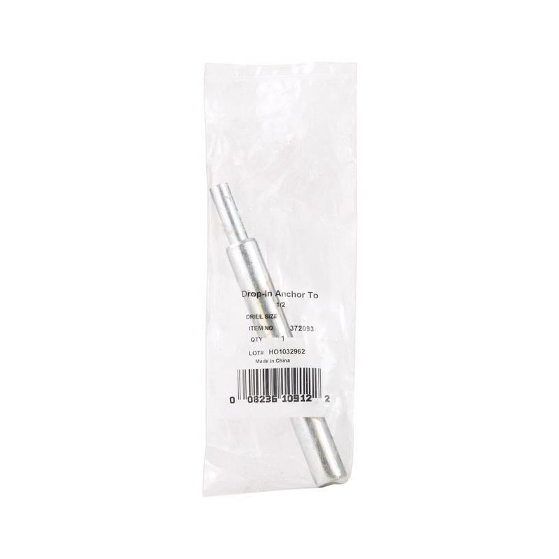 HILLMAN 1/2 in. D X 5.5 in. L Carbon Steel Round Head Setting Tool Drop-In Anchor