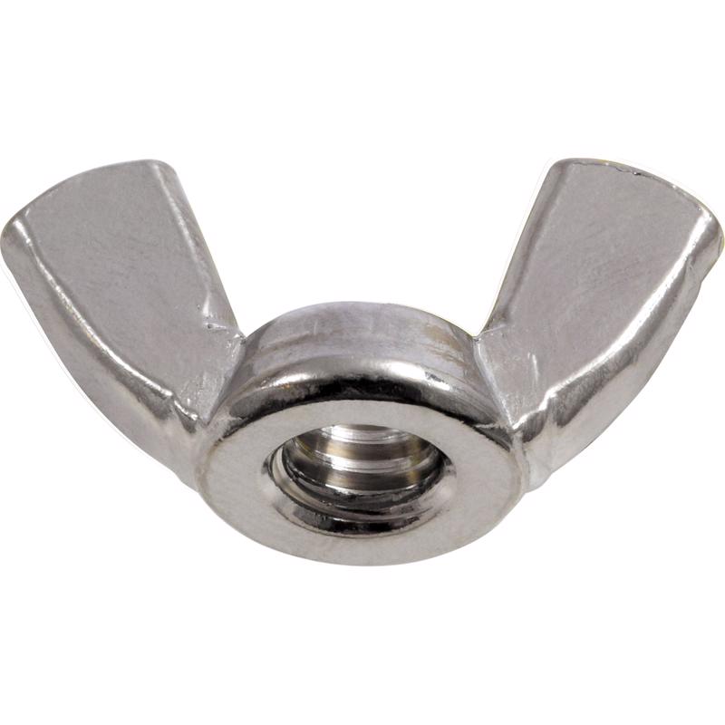 HILLMAN 1/2-13 in. Cold Forged Stainless Steel SAE Wing Nut