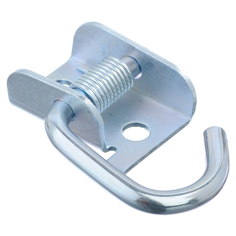 Hampton Small Zinc-Plated Silver Steel 1.625 in. L Rope Binding Hook 150 lb