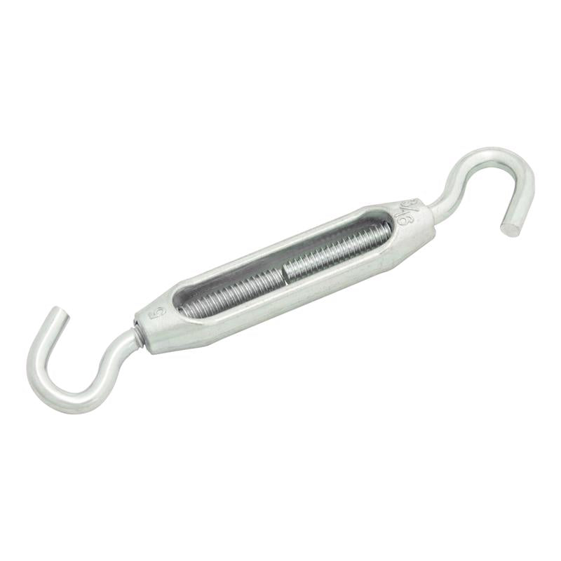 Hampton Zinc-Plated Aluminum/Steel Turnbuckle 60 lb 4.0 in. L