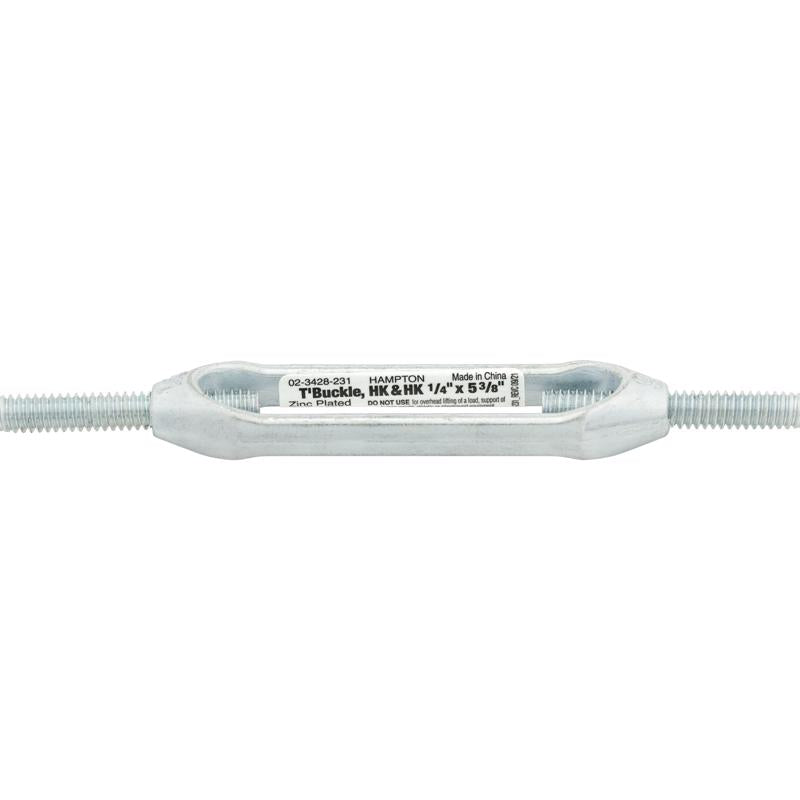 Hampton Zinc-Plated Aluminum/Steel Turnbuckle 160 lb