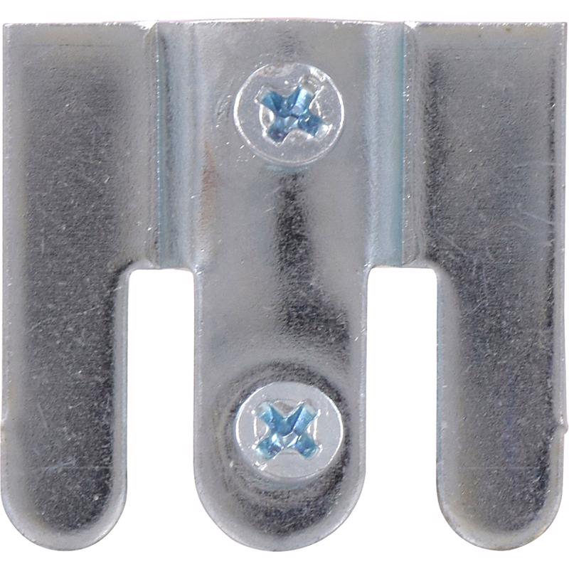 HILLMAN Zinc Silver Flush-Mount Picture Hanger 2 pk