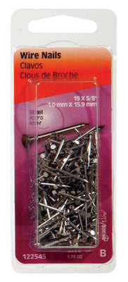 HILLMAN Anchor Wire 5/8 in. Wire Bright Steel Nail Flat Head