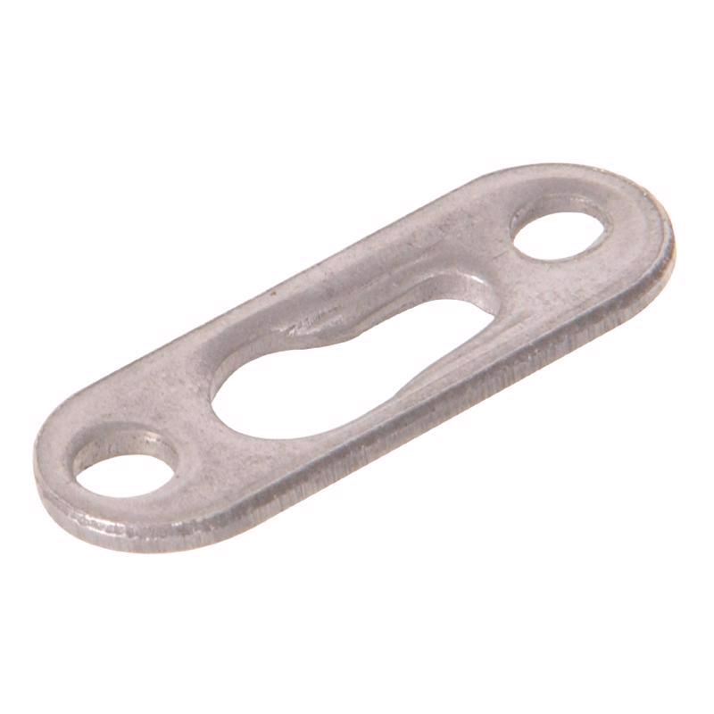 HILLMAN Steel-Plated Silver Keyhole Picture Hanger 2 pk