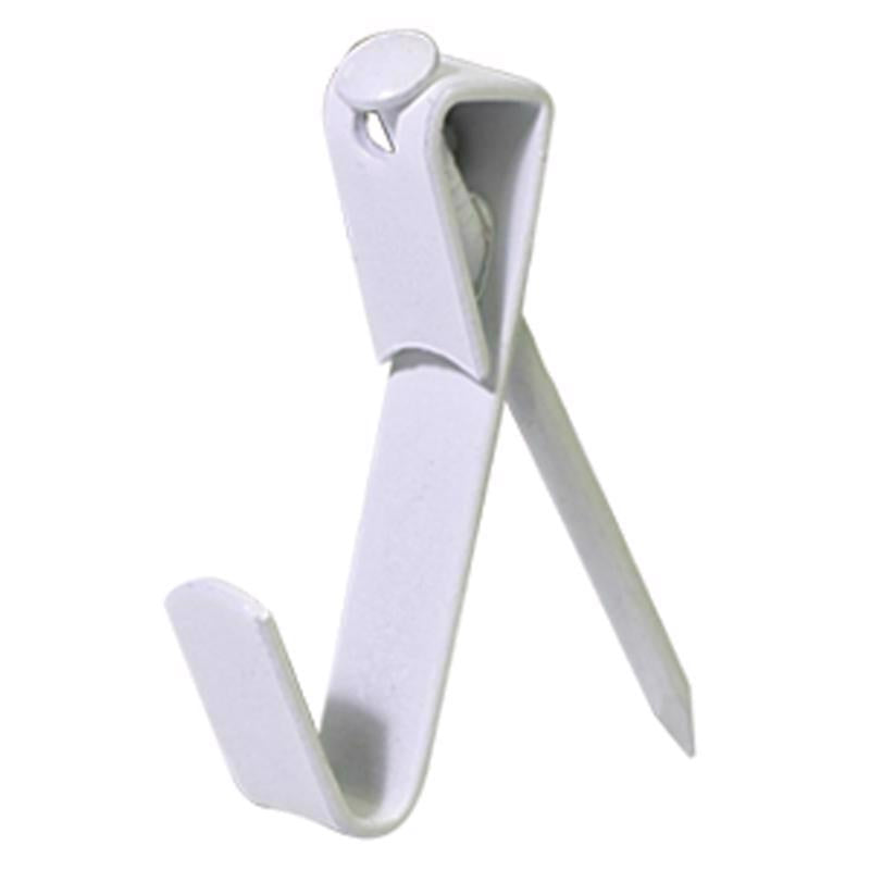 HILLMAN Steel-Plated White Conventional Picture Hanger 10 lb 8 pk