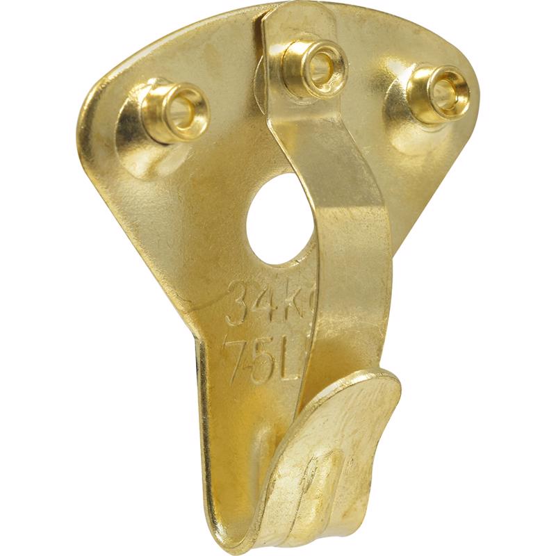 HILLMAN Brass-Plated Gold Professional Picture Hanger 75 lb