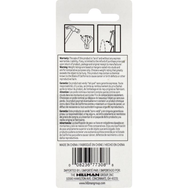 HILLMAN Brass-Plated Gold Professional Picture Hanger 75 lb