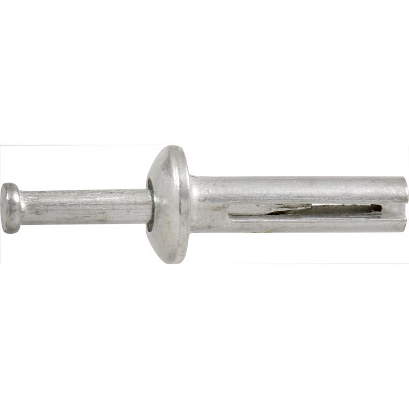 HILLMAN 1/4 in. D X 1 in. L Zinc Round Head Hammer Drive Anchor 16 pk