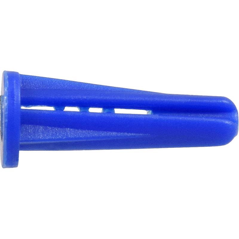HILLMAN 0.43 in. D X 1.38 in. L Plastic Flat Head Conical Anchor 25 pk