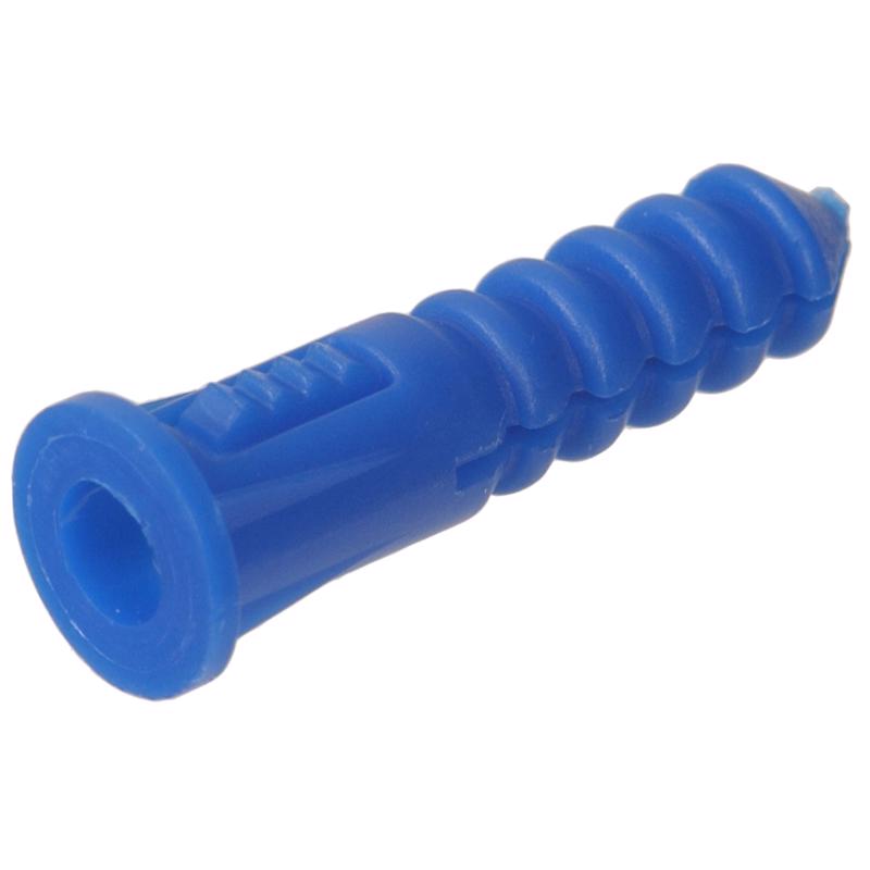 HILLMAN 0.164 in. D X 1-1/4 in. L Plastic Pan Head Ribbed Anchor 6 pc