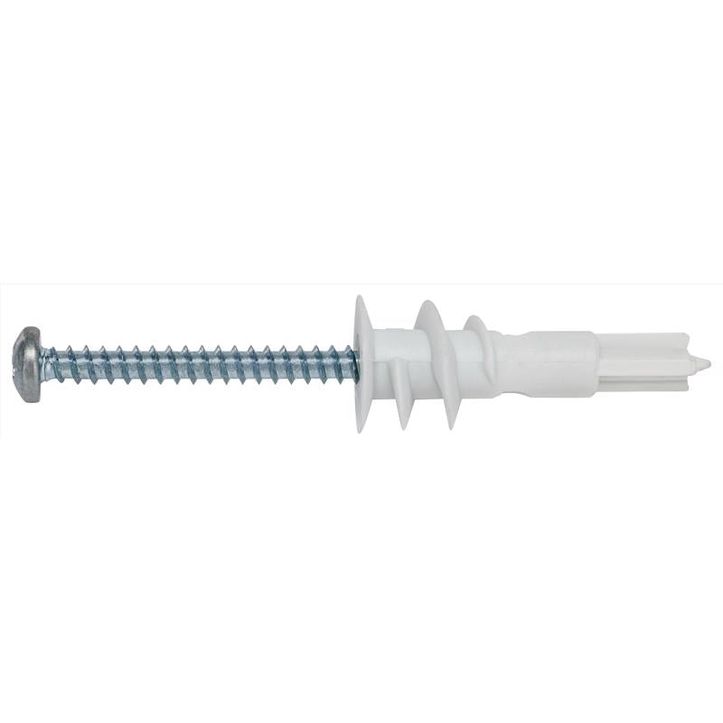 HILLMAN .164 in. D X 1.5 in. L Plastic Pan Head Drywall Anchor 10 pc