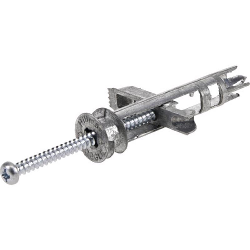 HILLMAN 0.62 in. D X 2-1/2 in. L Steel Pan Head Self Drilling Toggle Bolt 2 pc